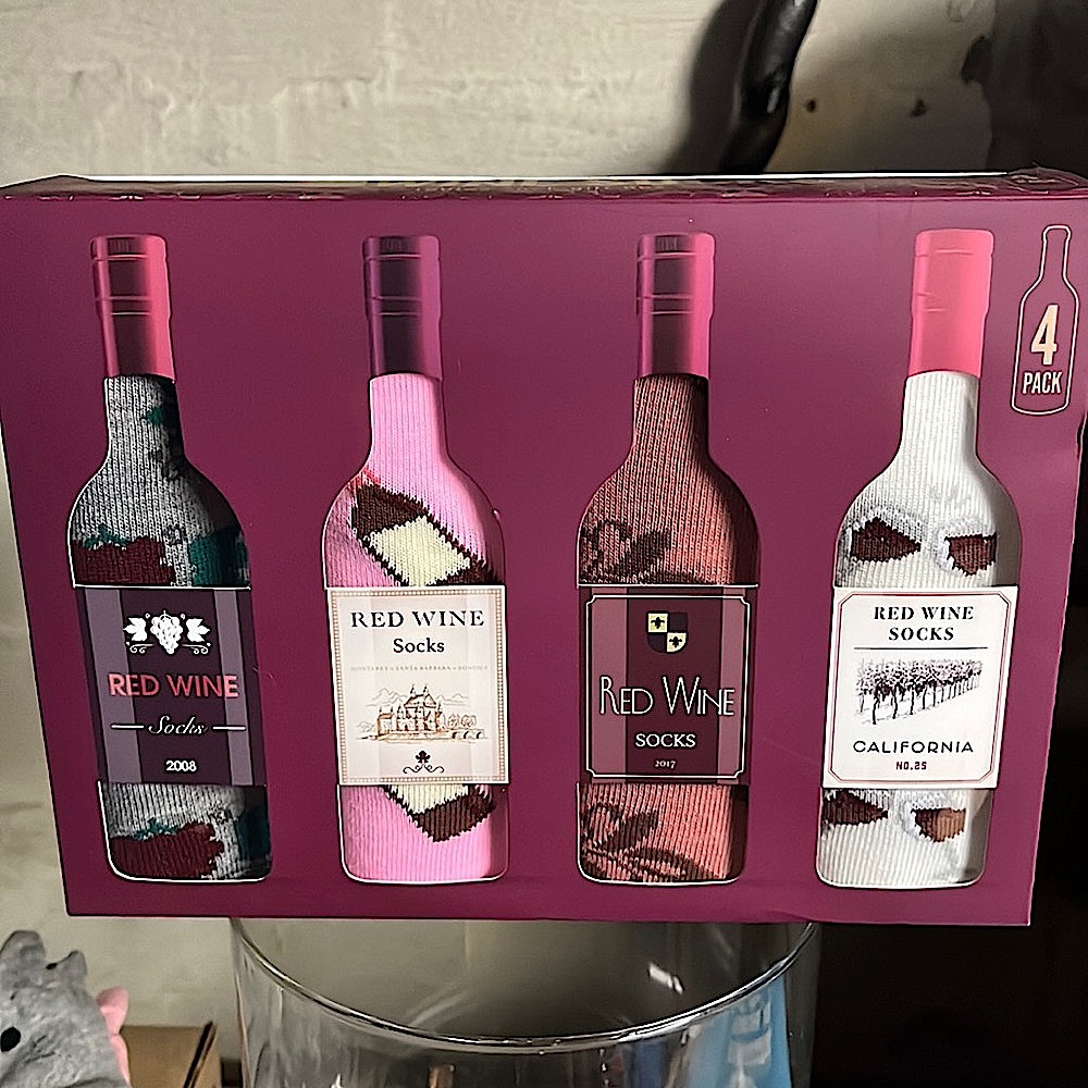 Ladies Wine Socks Gift Set